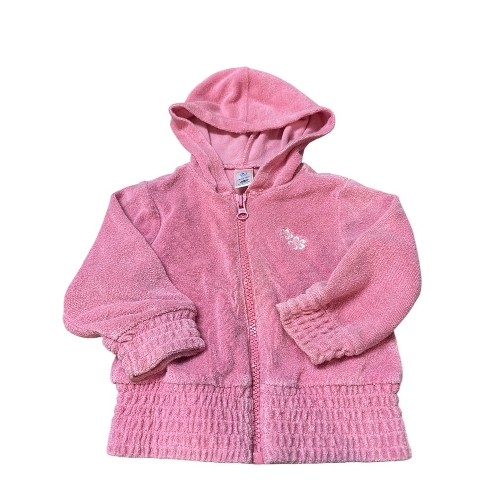 Old Navy Zip Up Hoodie Jacket Baby Girl‎ 12-18 Months Pink